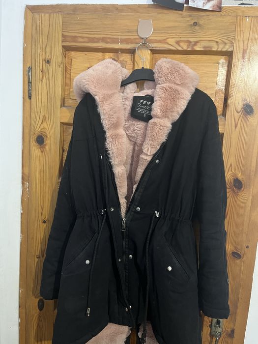 Плюшена парка р-р С