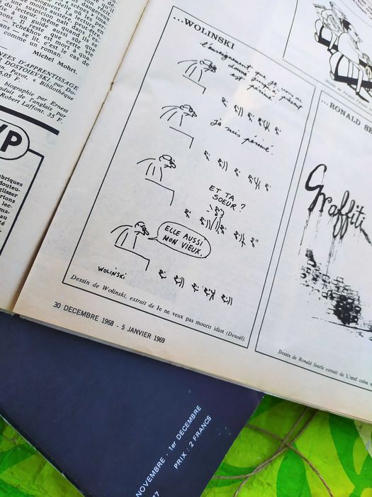 reviste vechi, prima misiune pe Luna si Le Figaro 1969