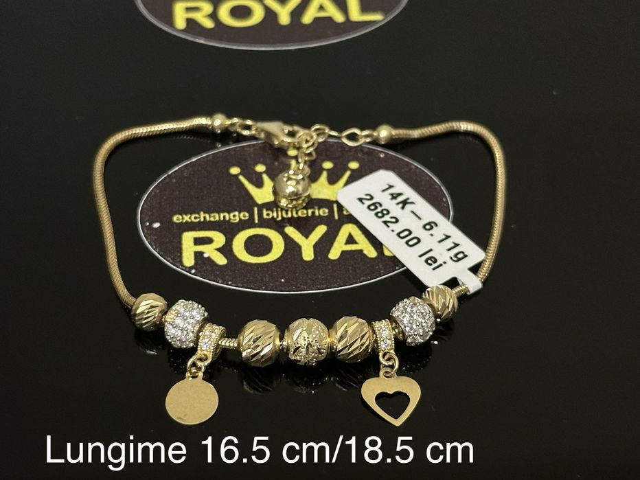 Bijuteria Royal: Bratara aur 14k/6.11 gr