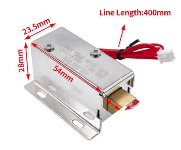 Електрическа електромагнитна брава резе на 12V