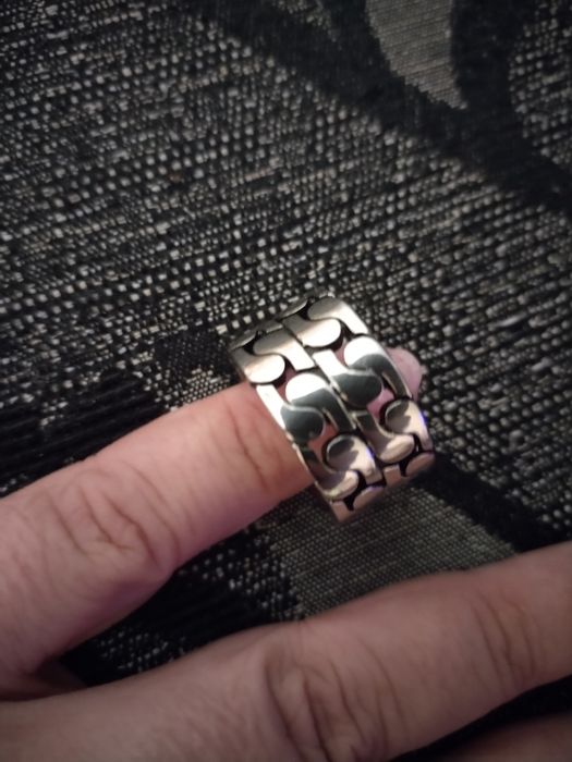 Уникален мъжки пръстен от стомана