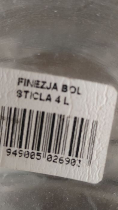 Bol sticla / acvariu 4 litri peste / pești Betta