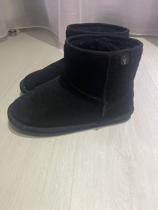 Emu ghete piele blana naturala