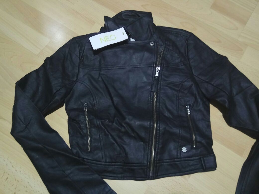 Ново кожено яке Адидас / Adidas Neo Biker Jacket Selena Gomez