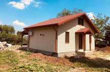 Casă pe structura metalica