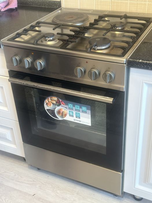 Газовая плита одна электрический