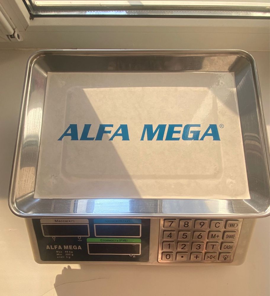 Весы торговые Alfa Mega