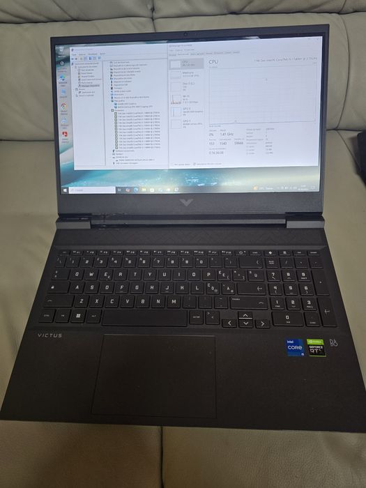Laptop Gaming Victus, i5-11400H, ram16gb, ssd 512gb, gtx3050TI,