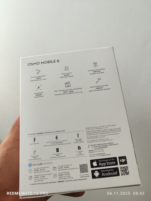 Dji osmo mobile 6 новый с гарантией