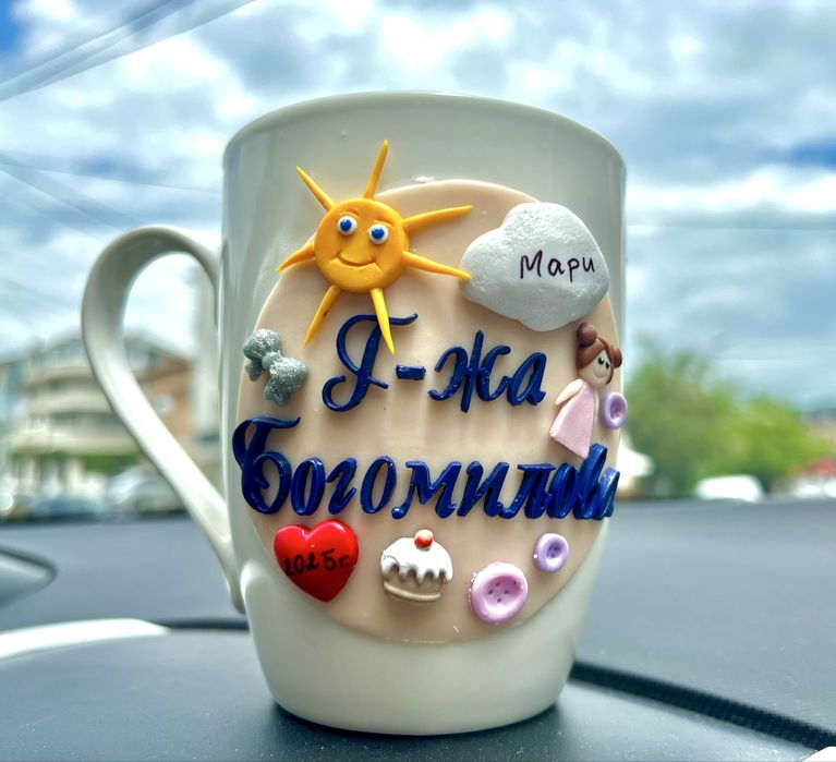 Чаша с полимерна глина