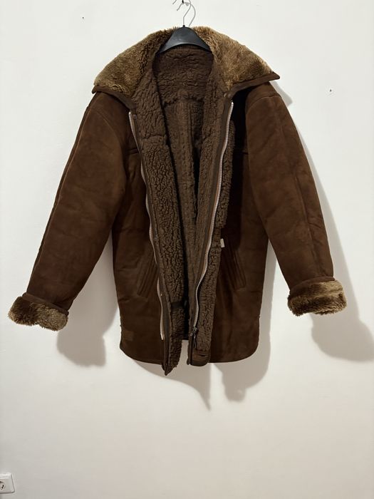 Geaca implanita din piele naturala de miel unisex stare impecabila