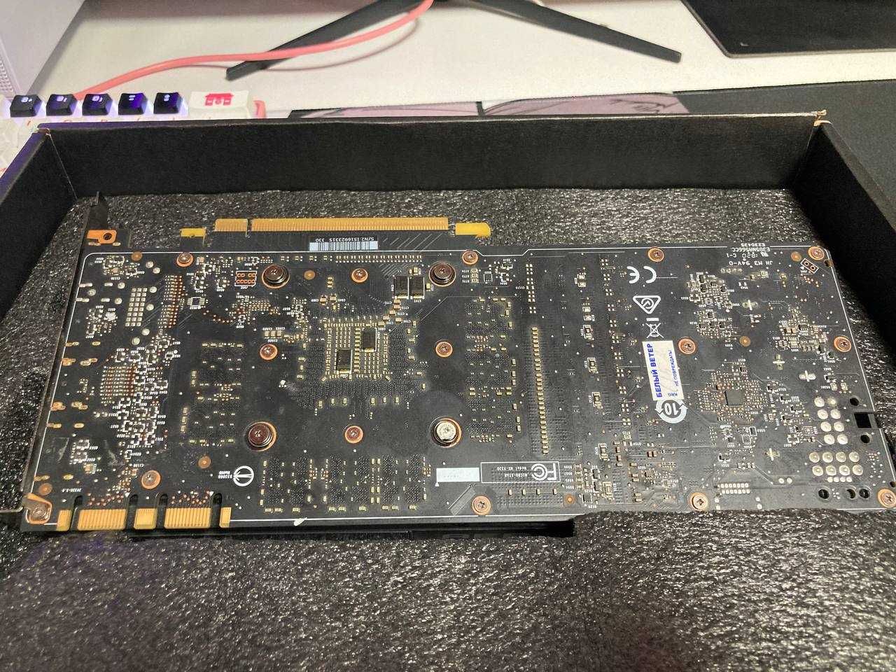 Продаю видеокарту MSI GTX 1070 Aero OC
