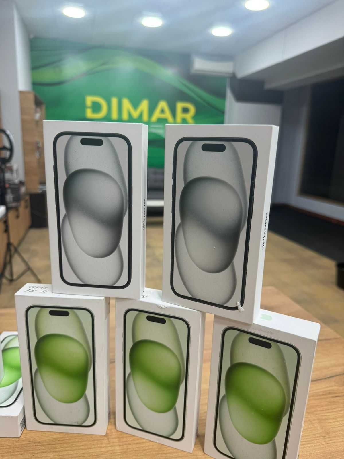 Айфон 15 256Гб 1 сим Зелёный Низкая Цена на Apple Iphone 15 в Алматы