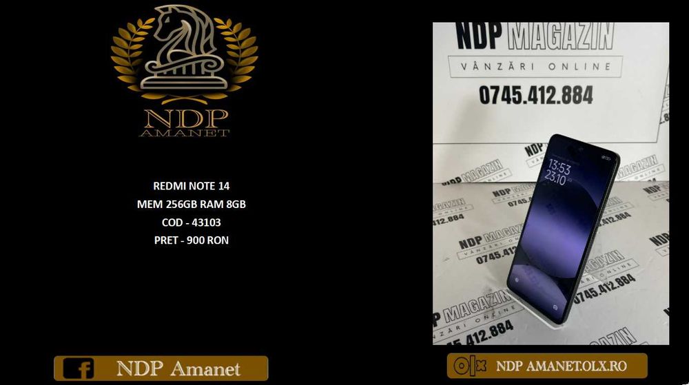 NDP Amanet NON-STOP Bld.Iuliu Maniu 69 REDMI NOTE 14 (43103)