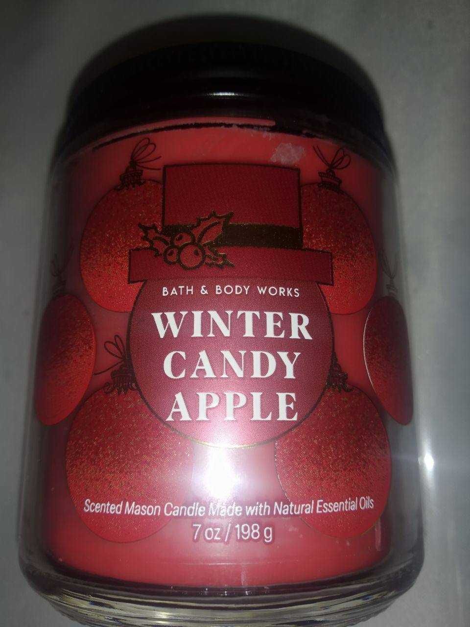 Аромасвеча Winter candy apple