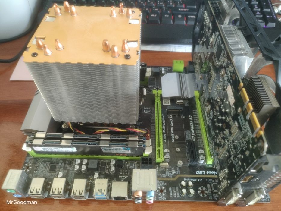 Комплект MB X79T+ Xeon 2689+32gb DDR3 Ram+Video GTX760