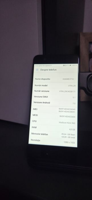 Vând huawei p10 .