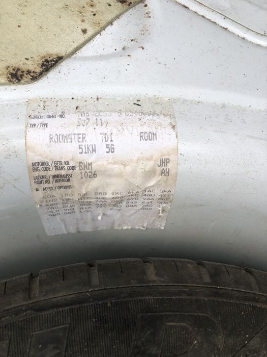 части за Skoda Roomster 1.4tdi 2008г