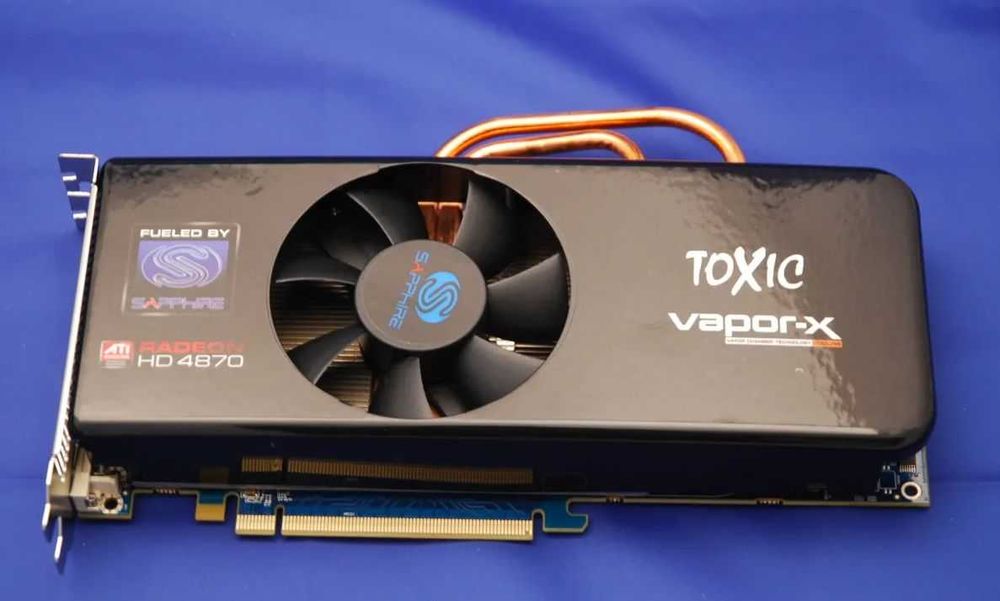(Retro) Ati Rage XL 8MB PCI si Sapphire Radeon HD4870 Toxic Vapor-X