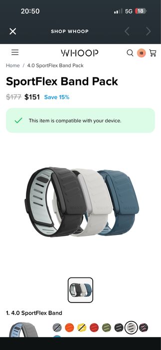 Ремешок для whoop 4.0