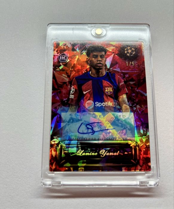 4ри футболни карти Ronaldinho Yamal Suarez Neymar Messi Ronaldo Zidane