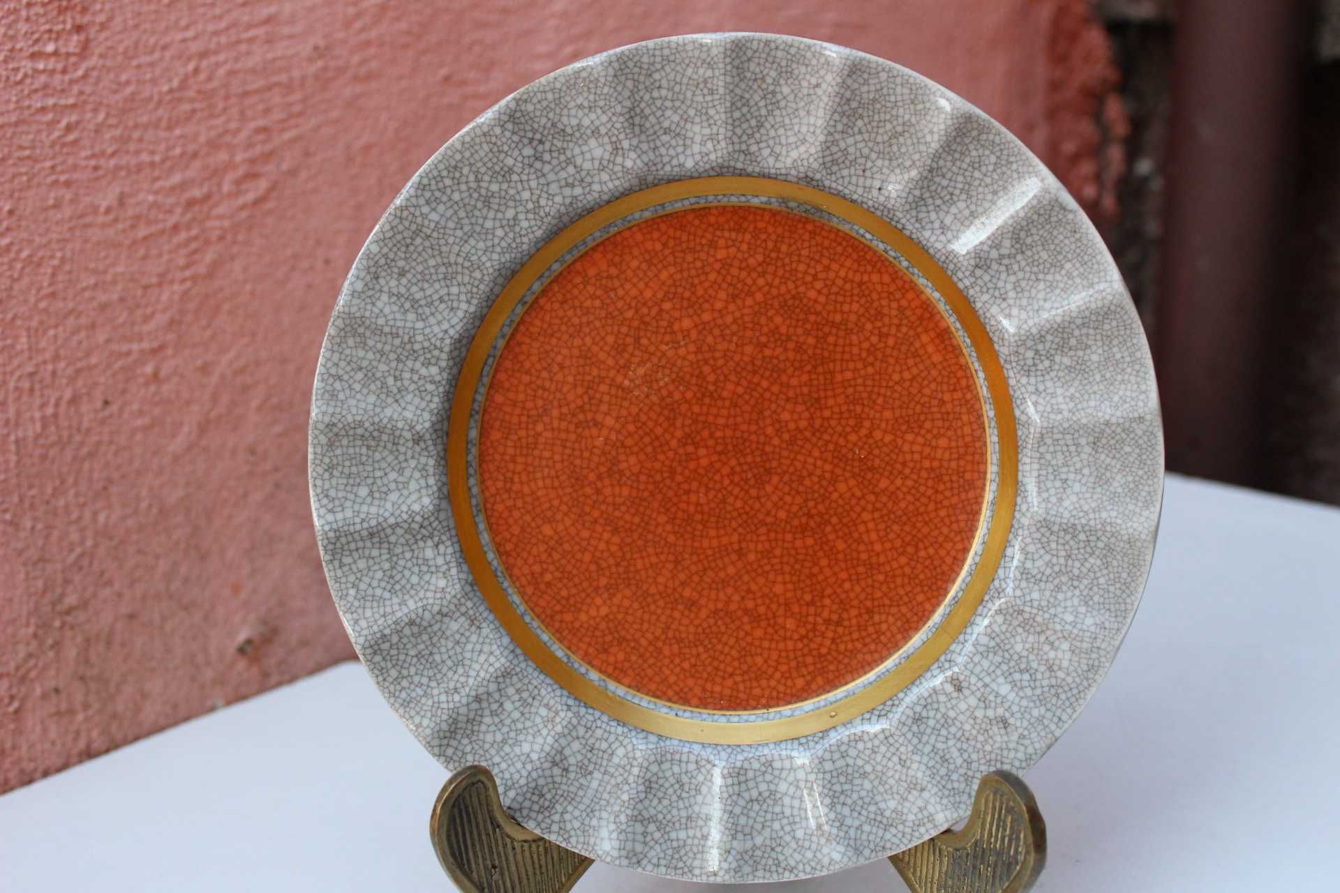 Set 2 farfurii de colectie ROYAL COPENHAGEN, Thokild Olsen, ART DECO