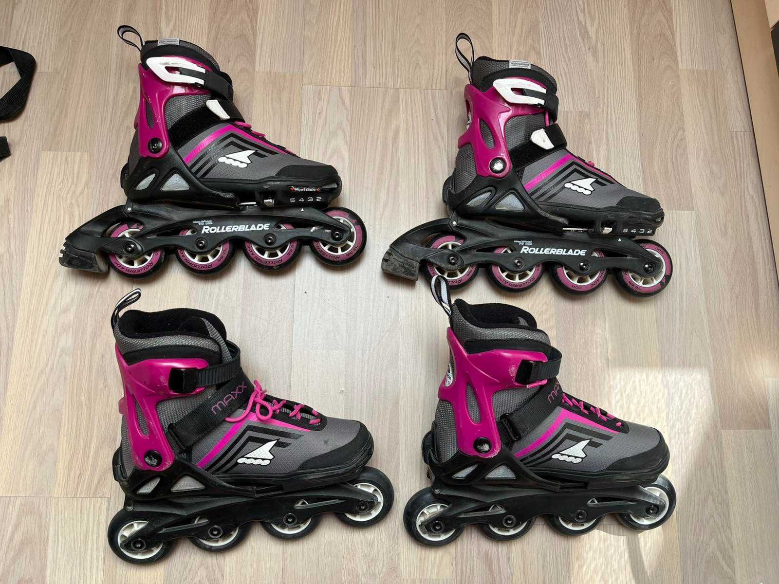 Ролери Rollerblade MAXX G – 33-36.5  + Ролкови кънки Oxelo - 33