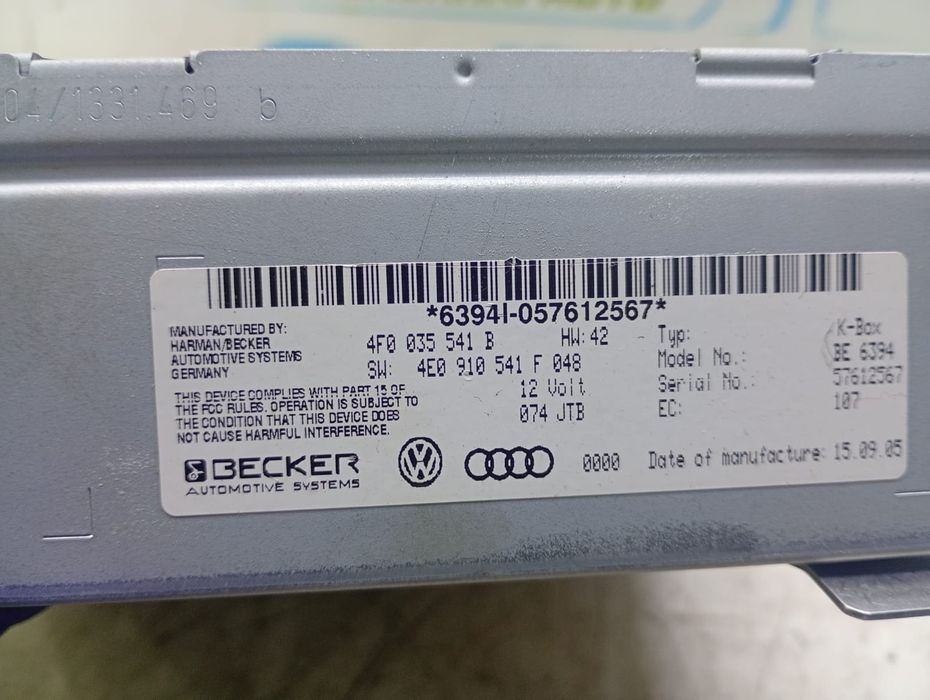 Modul navigatie Audi A6 4F/C6 (2004 - 2008) (1270) bmk