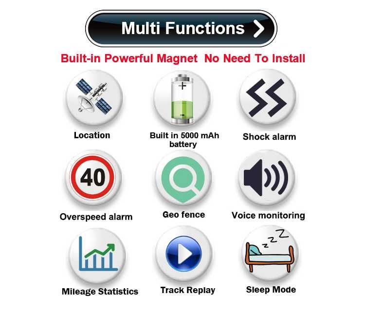 GPS profesional microfon spion dispozitiv de urmărire audio si GPS