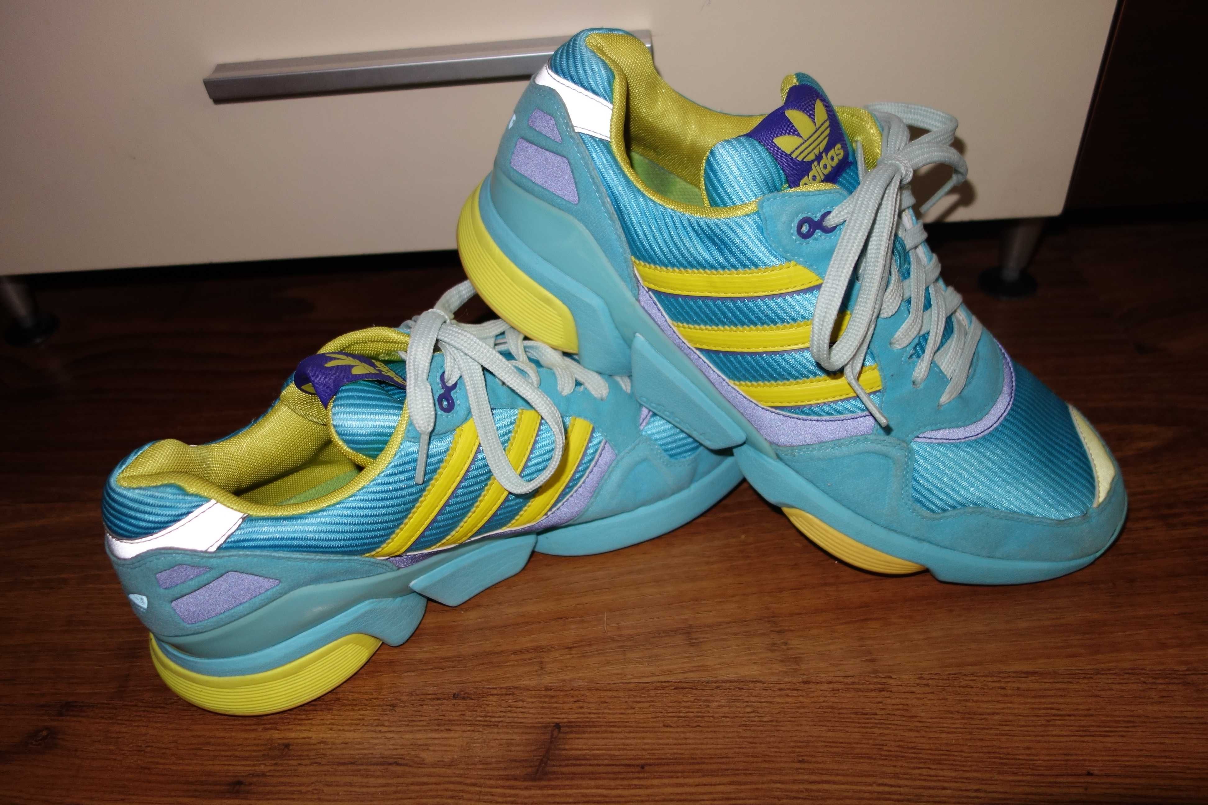 ADIDAS ZX MEGA TORSION AQUA, Albastri, Marimea 45 1/3, Stare buna