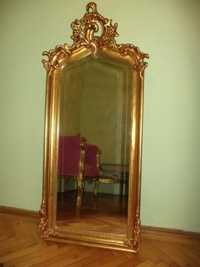Oglinda Rococo ramă structura din lemn masiv și sticla fațetată,stare