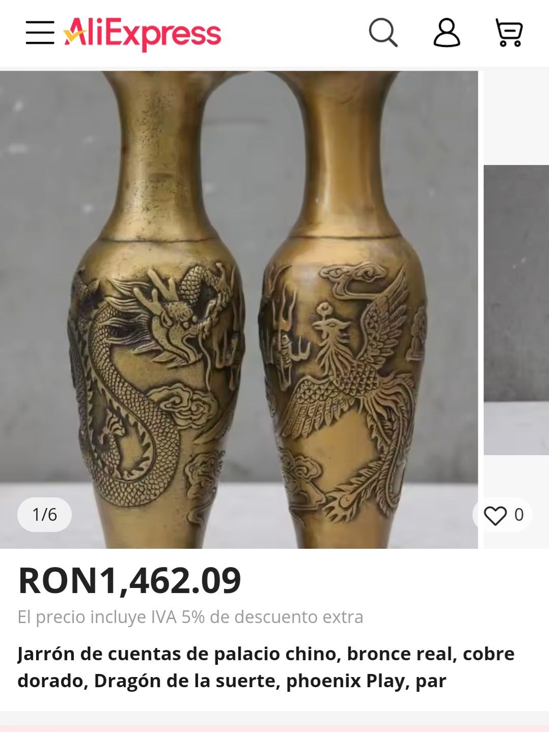 Vază veche bronz China