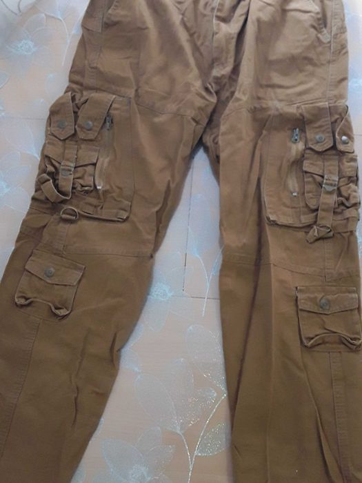 Mъжки памучни дълги панталони спортен модел