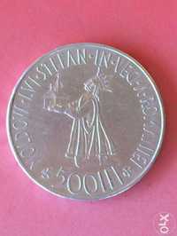 Moneda veche din argint