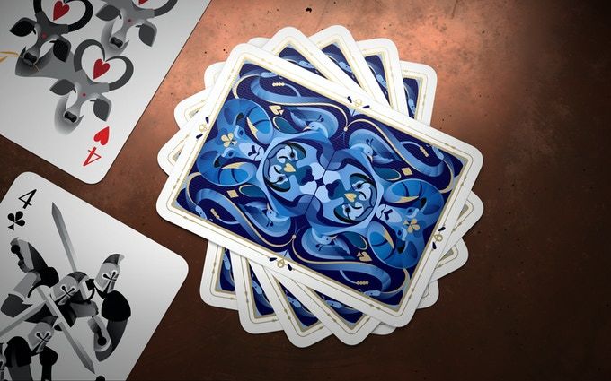 Carti de joc 5th Kingdom Blue Playing Cards