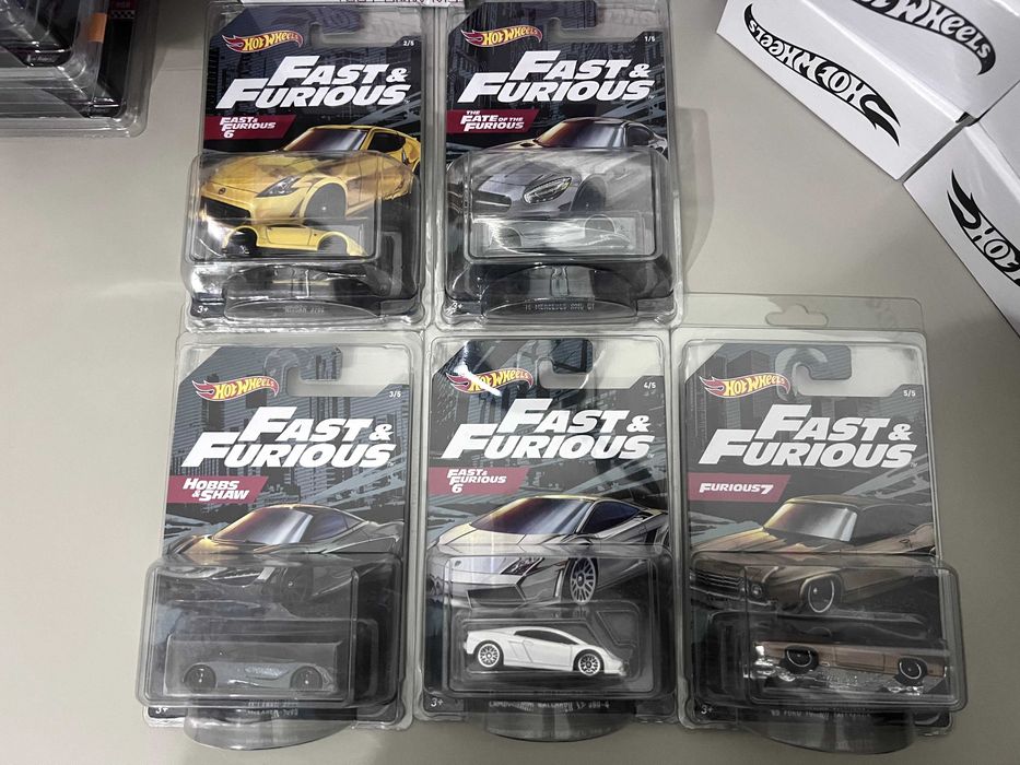 Set 2020 Fast & Furious Hotwheels premium
