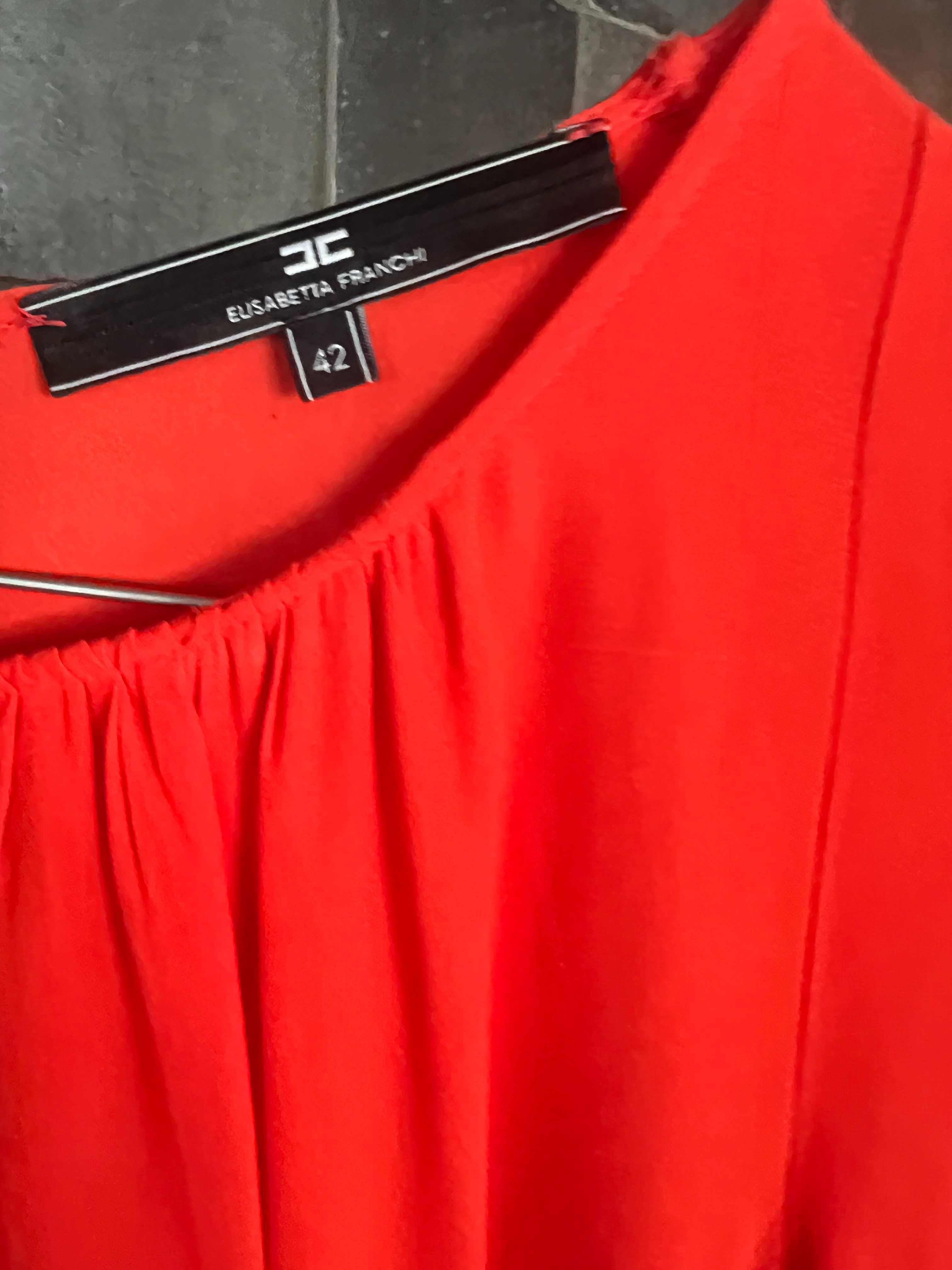 Elisabetta Franchi Red Dress