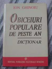 Dictionar Obiceiuri populare de peste an