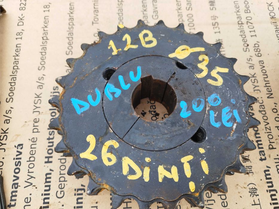 Pinion lanț dublu 12 B 26 dinți