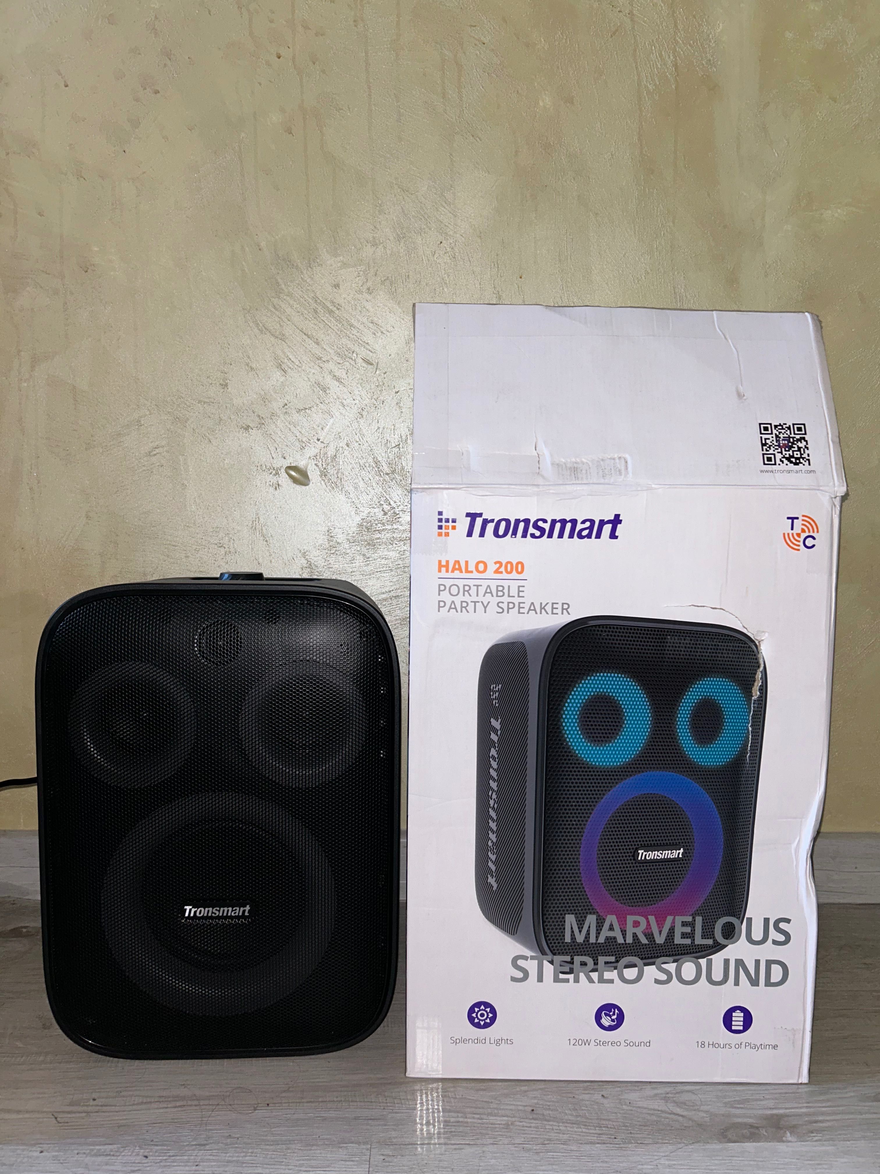 Безжична колона Tronsmart Halo 200, Bluetooth 5.3, 120W, черна