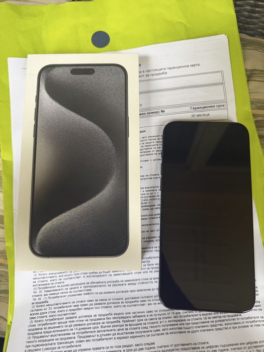 Iphone 15 Pro Max 512GB Black (черен)