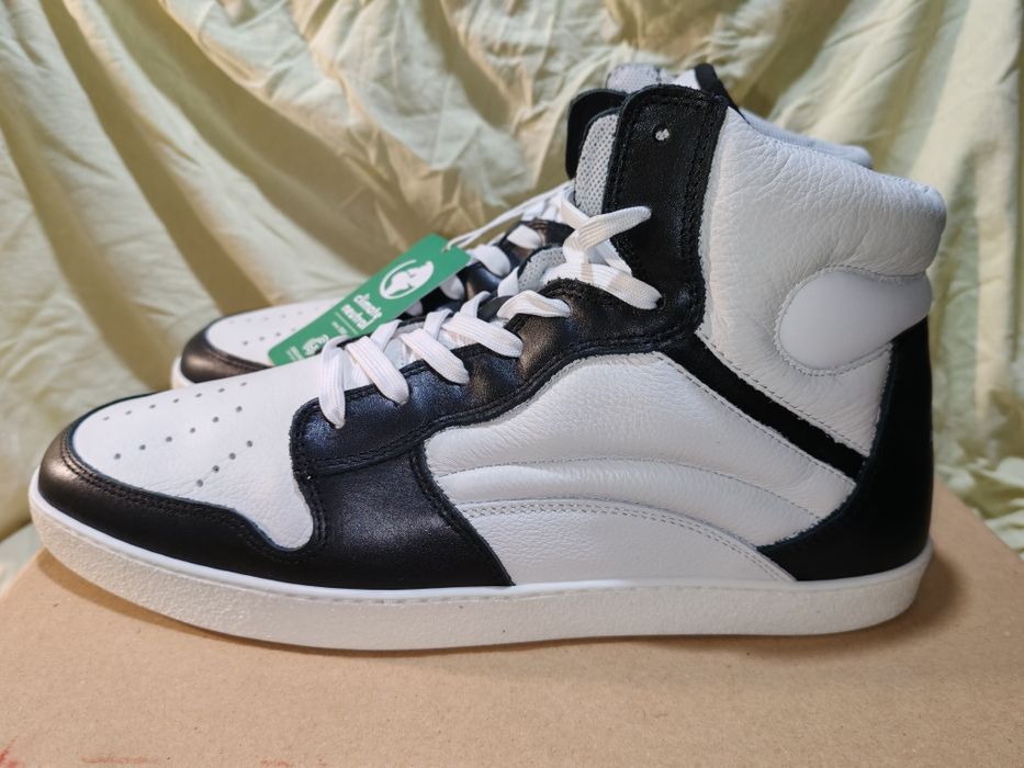 Високи мъжки кецове от естествена кожа GROUNDIES №45