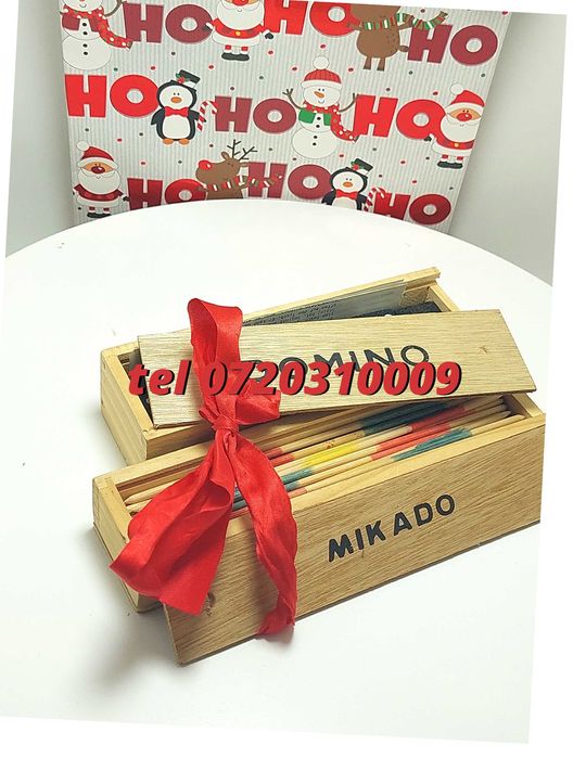 Pachet Cadouri  Joc Marocoo mikadoSi Domino  Transport Gratuit
