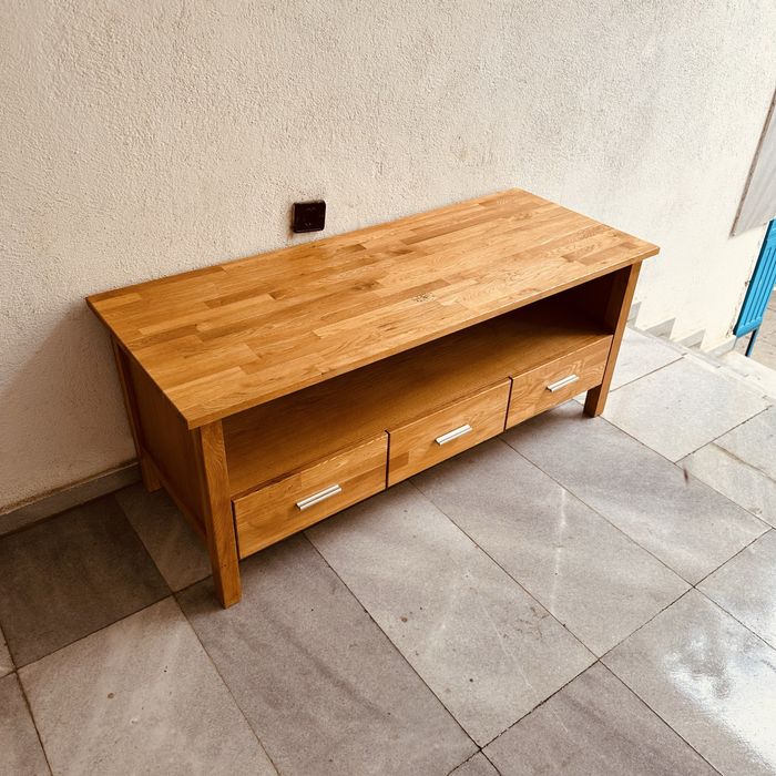 Ретро конзолен дъбов шкаф от 90-те