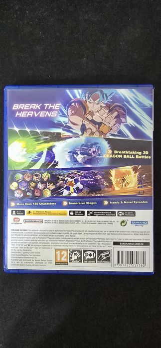 Dragon Ball Sparking Zero PS5