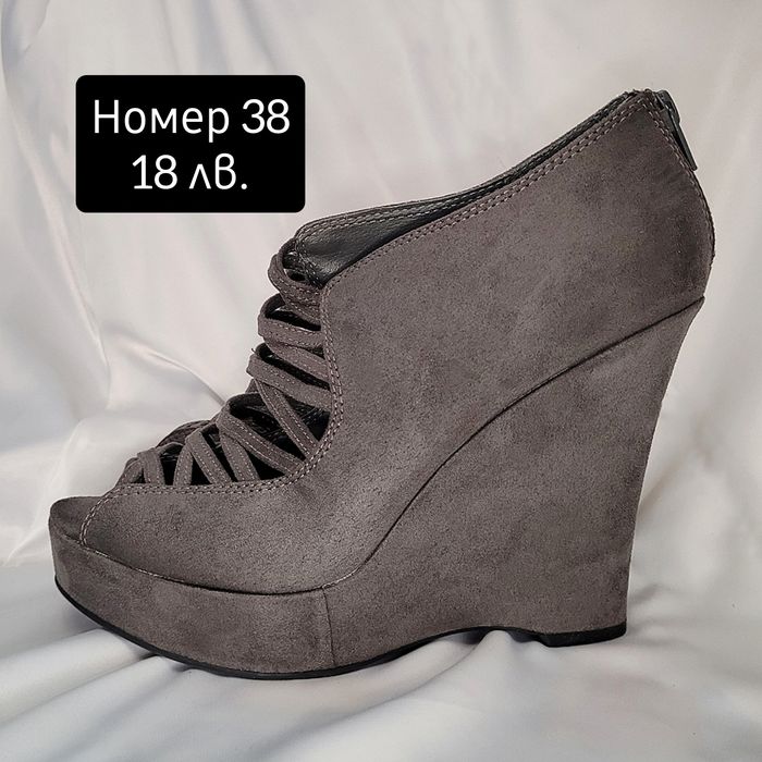 Дамски боти и обувки на ток номер 38