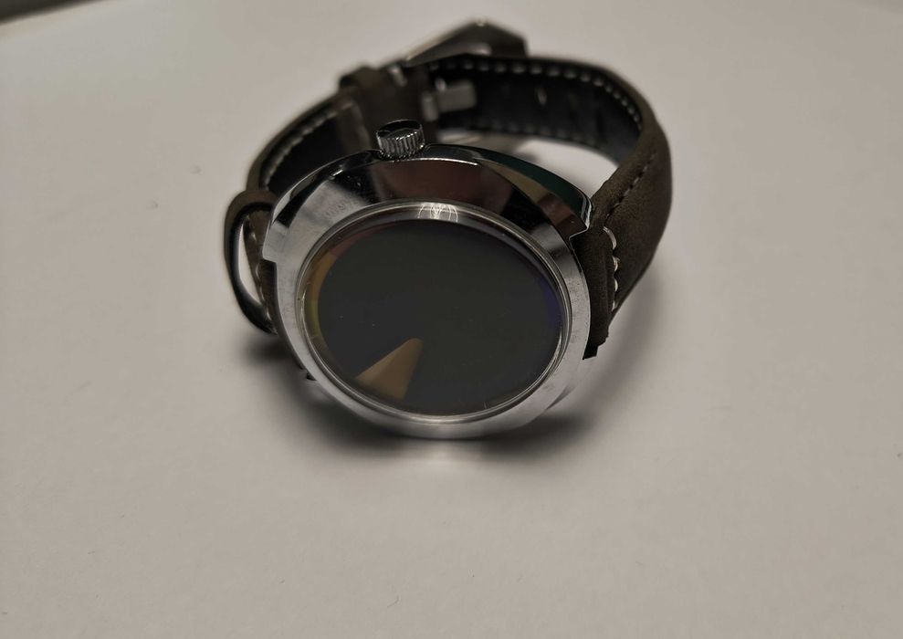 Ceas mecanic vintage cult hipster, anii ’70, Chromachron“ Colour Time”