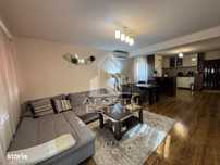 Apartament cu 3 camere si 2 bai, mobilat si utilat, in Giroc