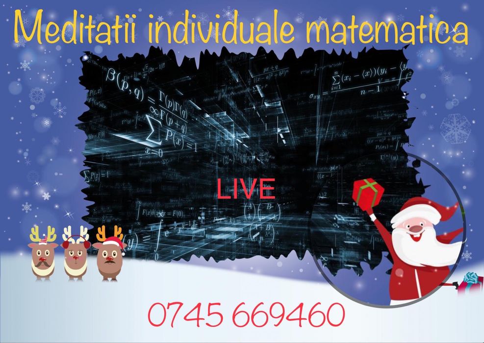 Matematica meditatii Tatarasi Iasi live