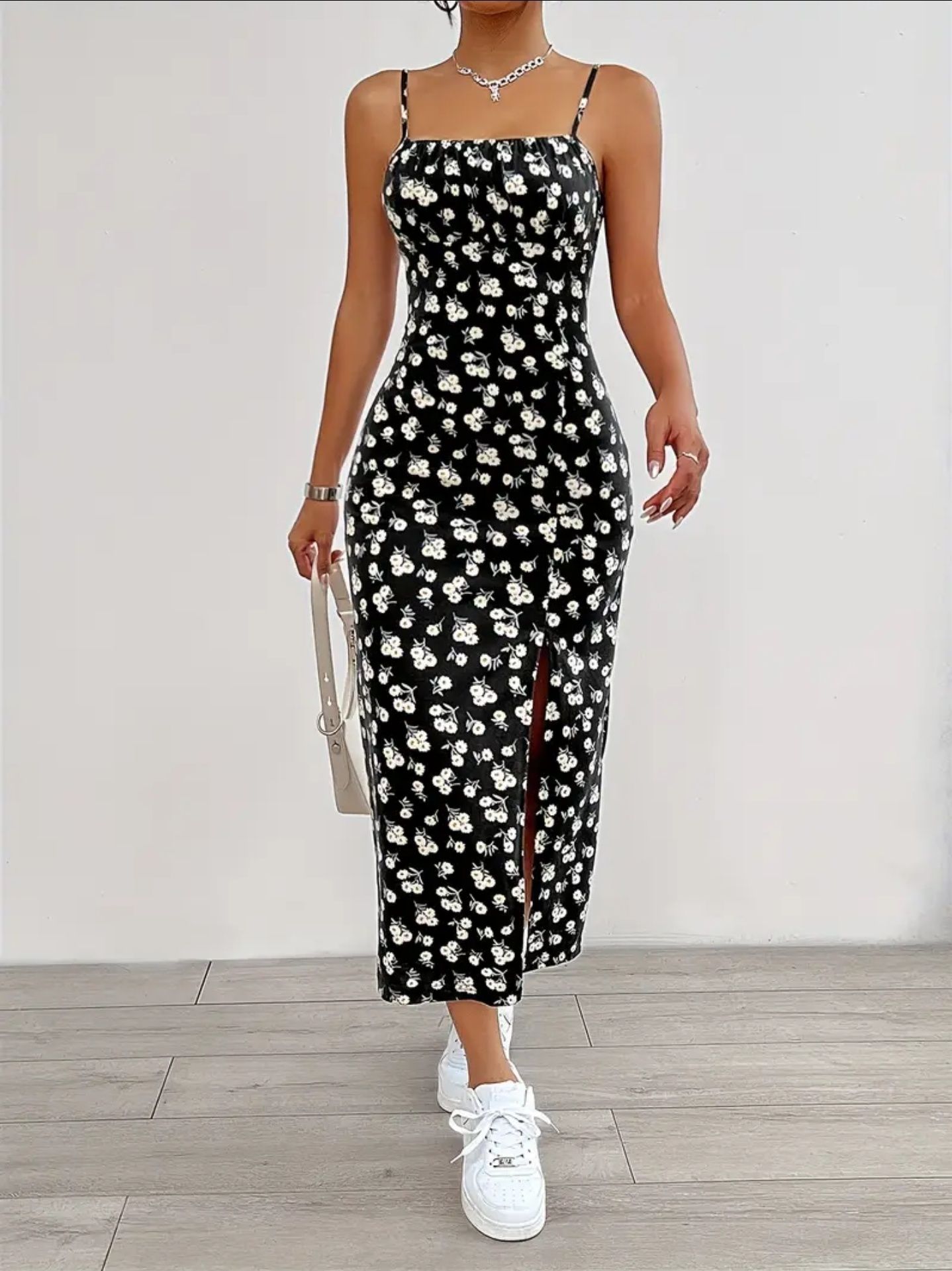 Rochie de vara cu model floral, mărimea S - nepurtata